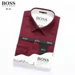 chemise hugo boss en solde point vague red